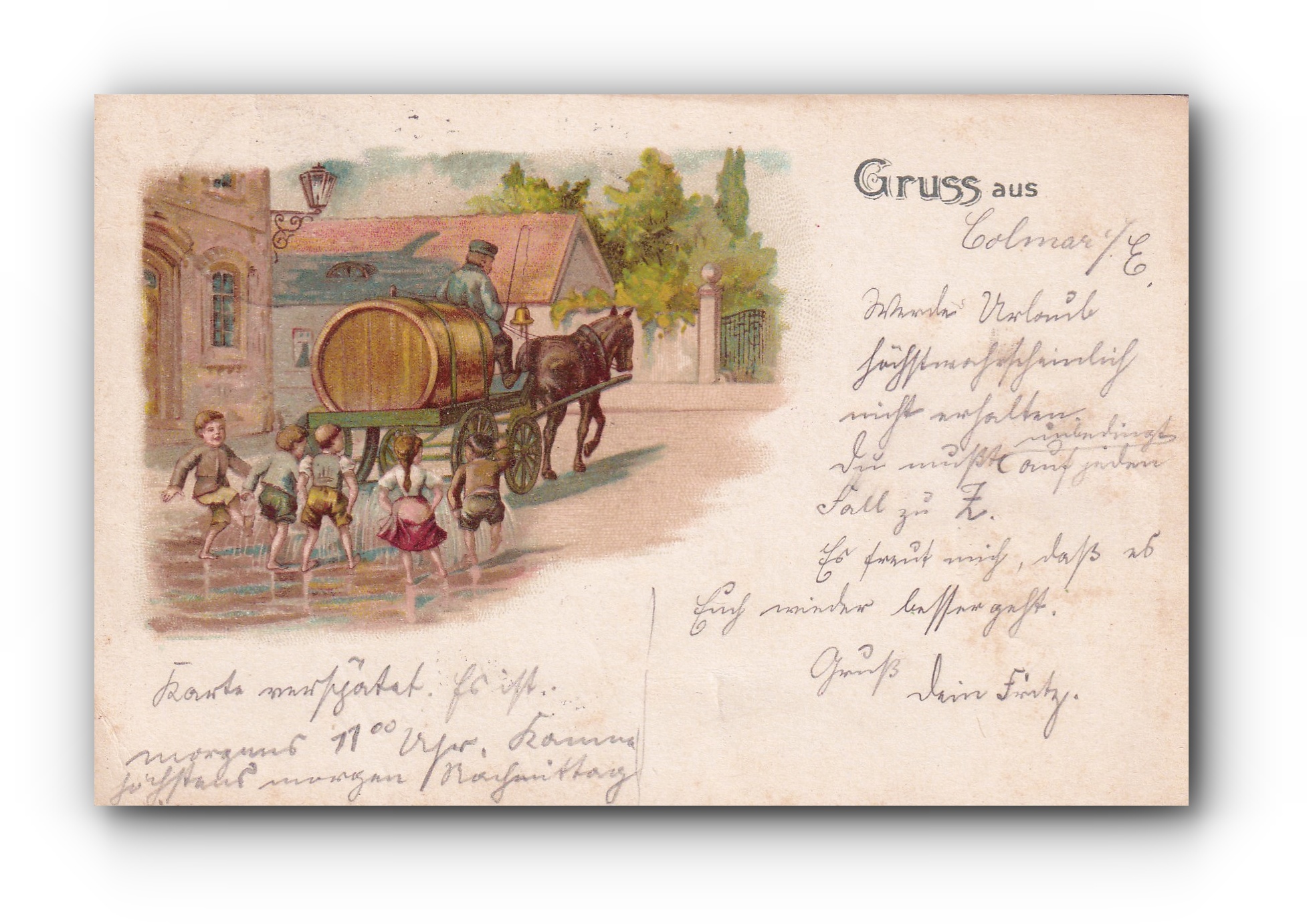 Gruss aus Colmar - 01.05.1899