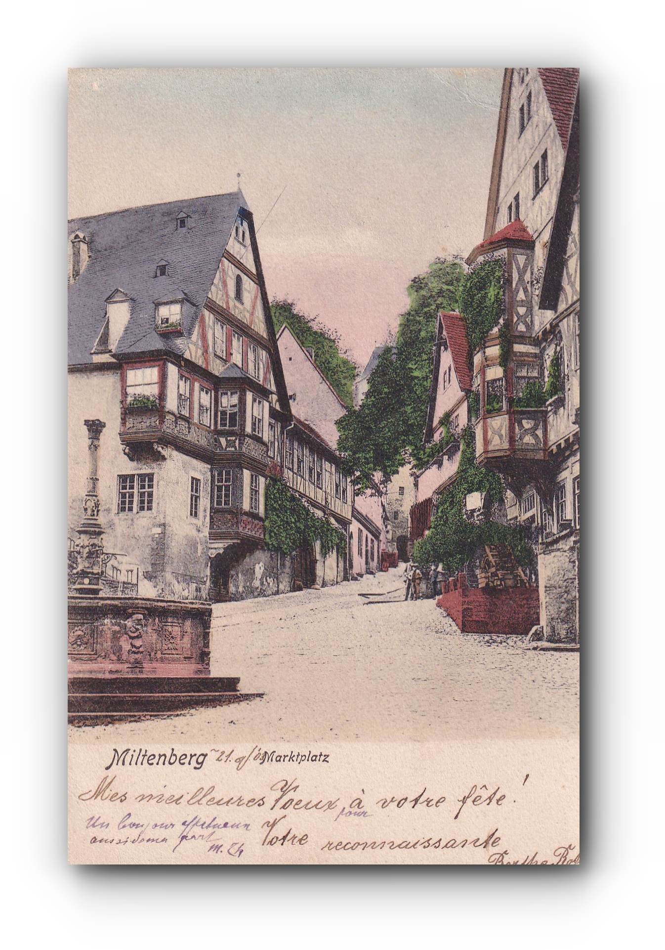 - MILTENBERG - Marktplatz - 21.09.1903 -