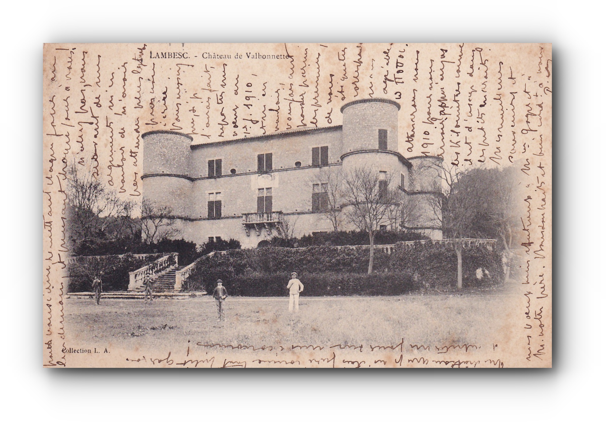 - LAMBESC -Château de Valbonnette -15.01.1909 -