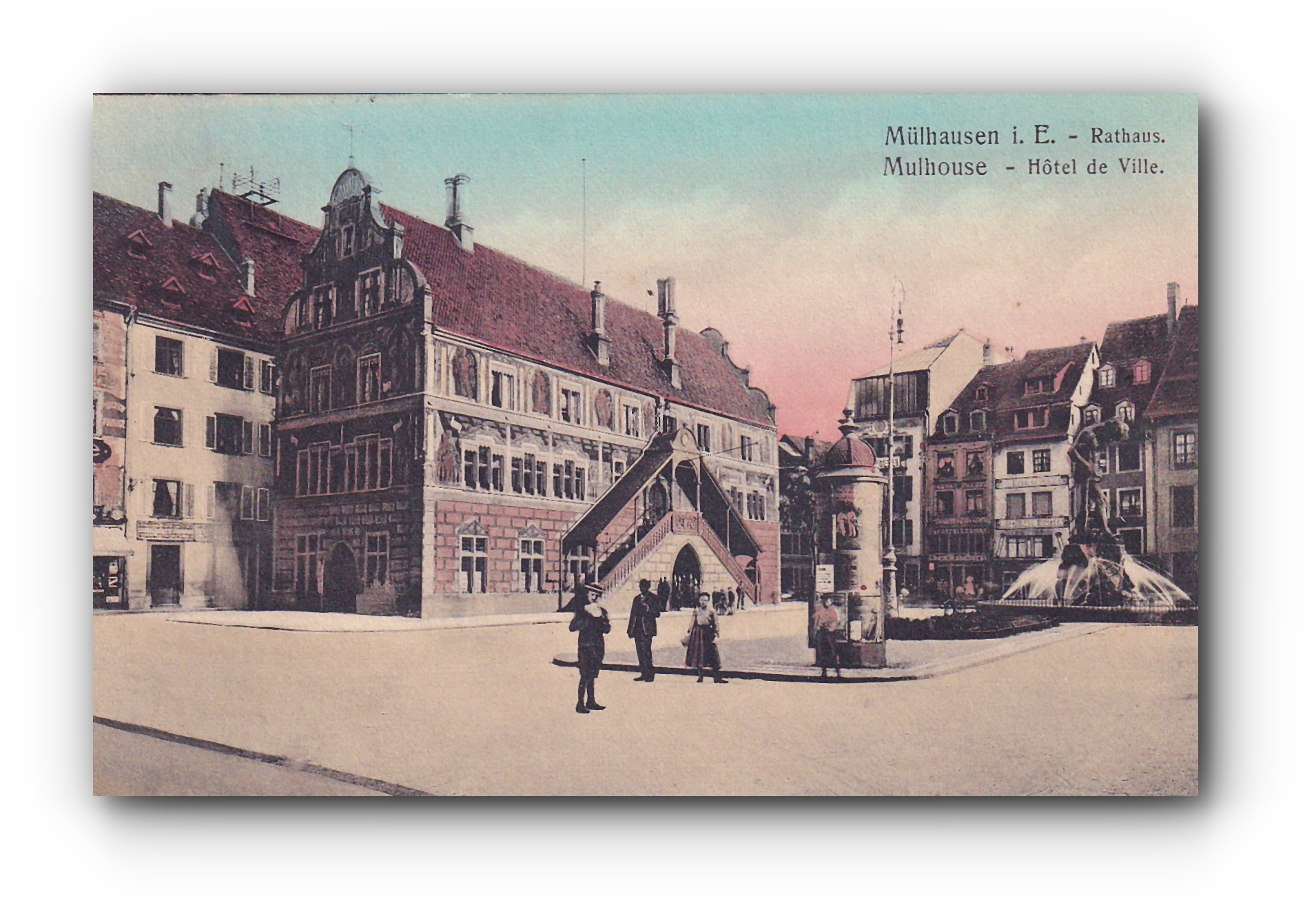 - Hôtel de ville - MULHOUSE - 30.05.1911 -