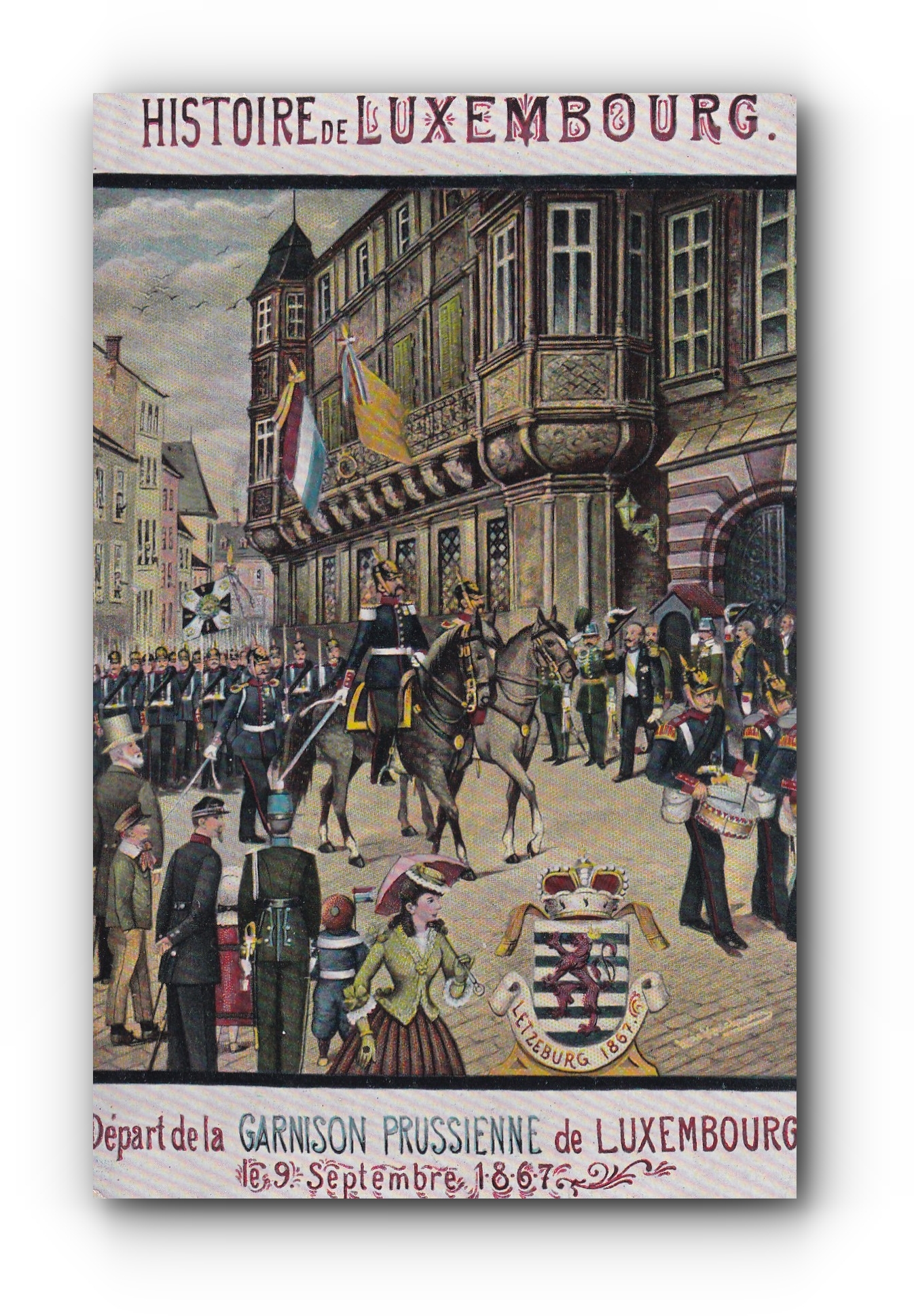 Départ de la Garnison Prussienne de Luxembourg