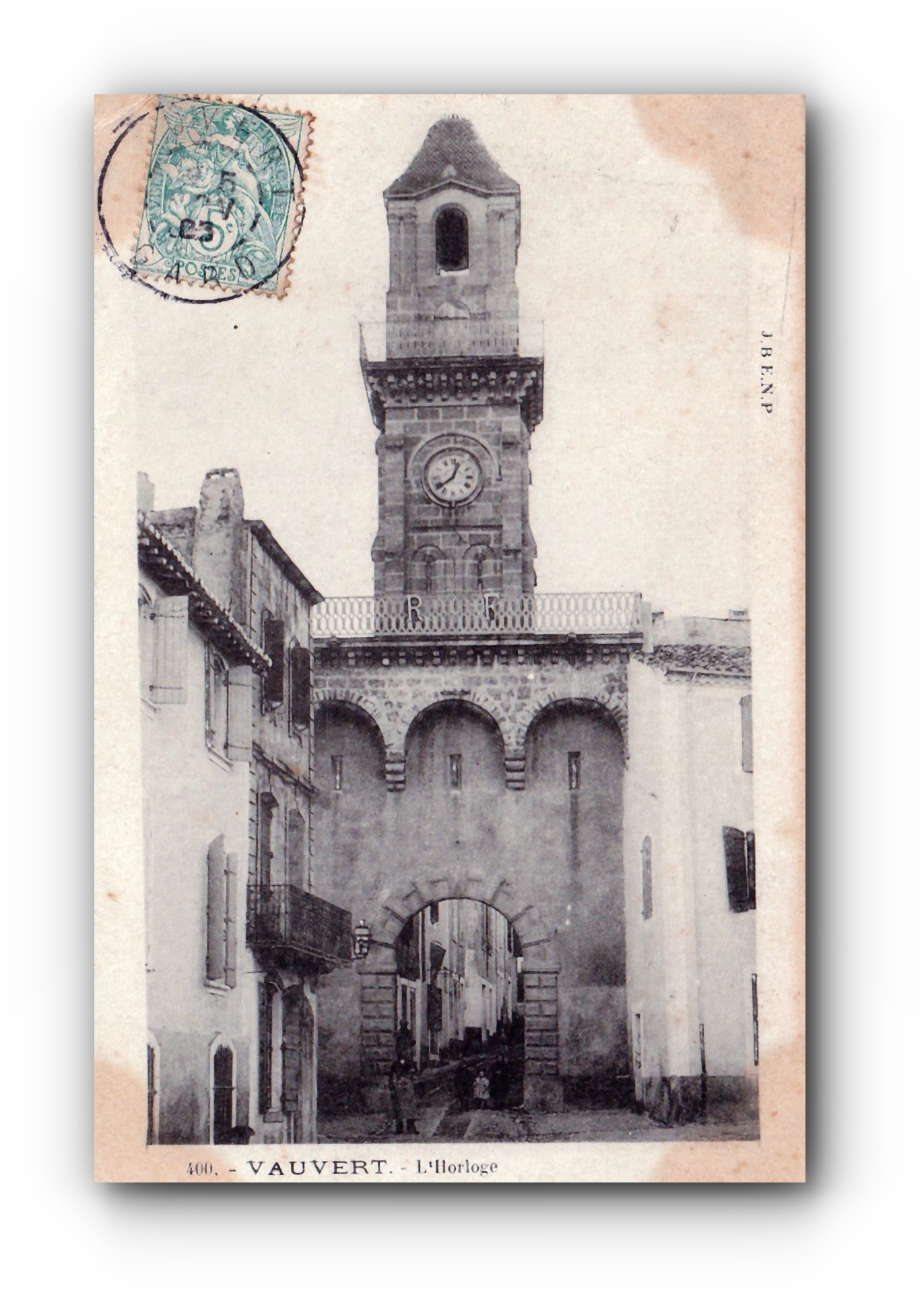 - L'horloge - VAUVERT  - 11.1905 -