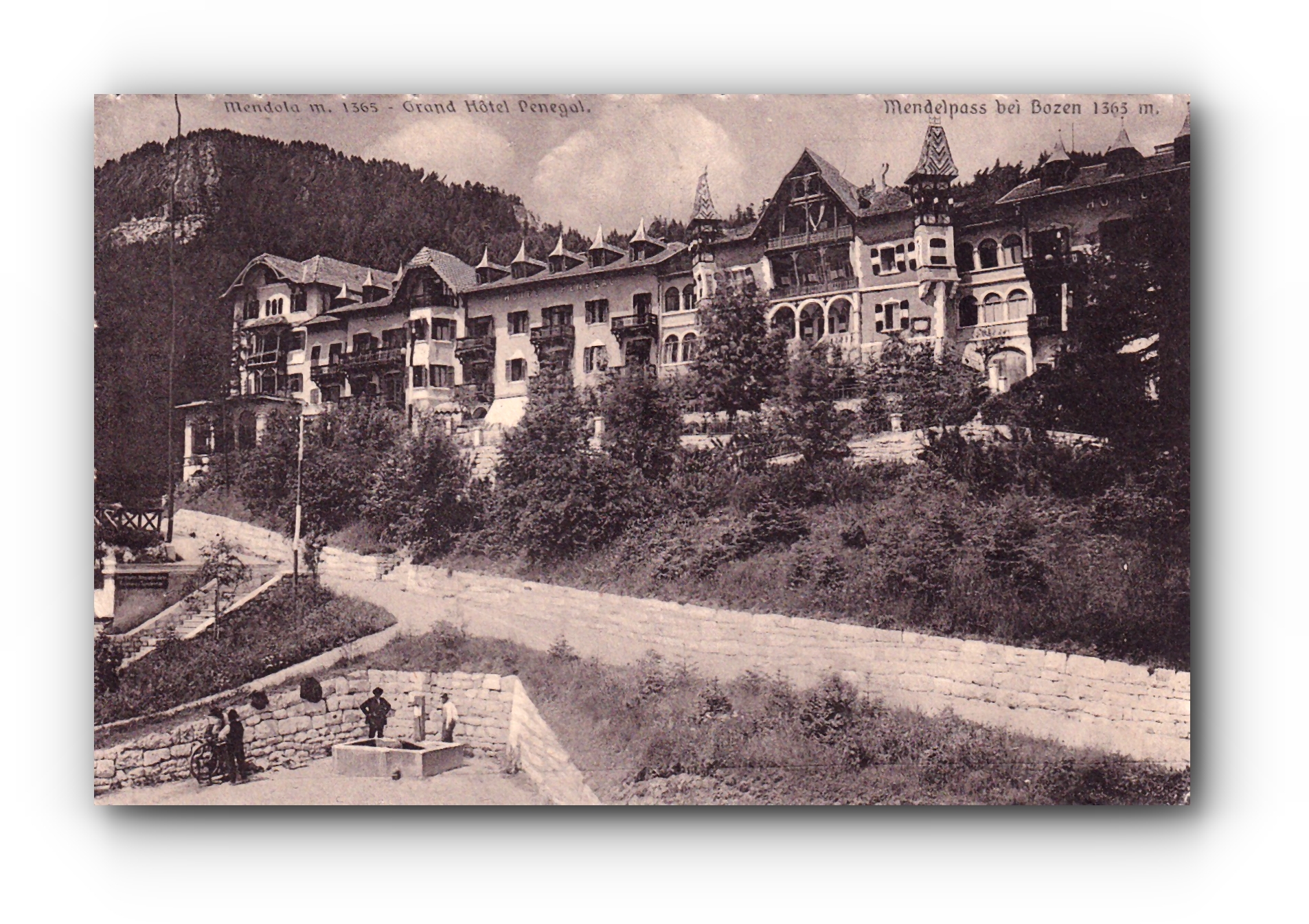 - Grand Hotel Penegal - Mendelpass bei BOZEN - 13.08.1923 -