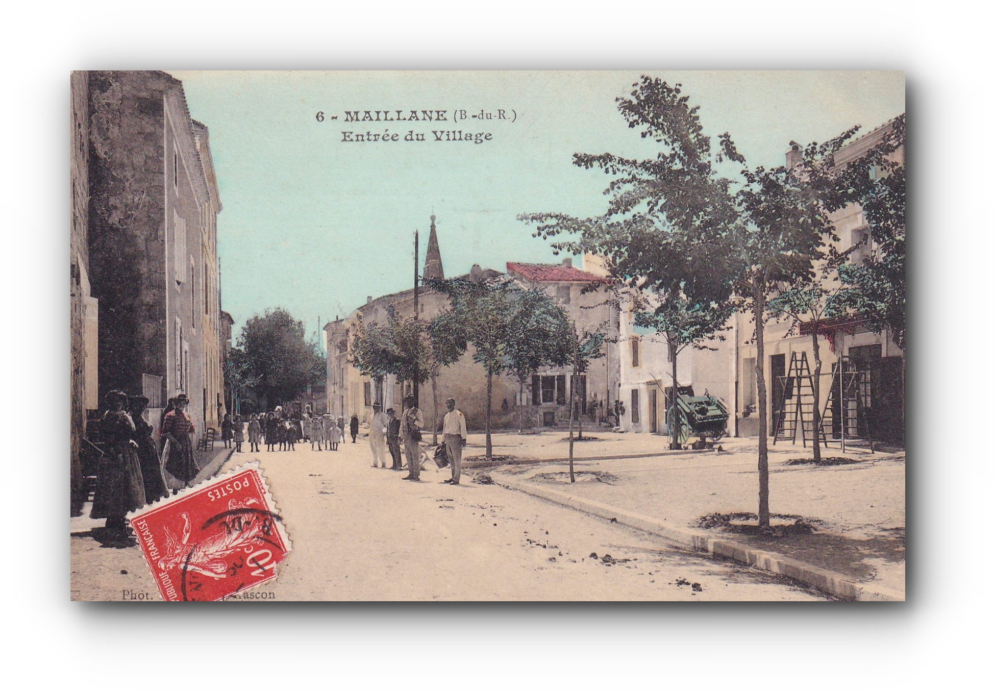 -Entrée du Village - MAILLANE  - 01.09.1909 -