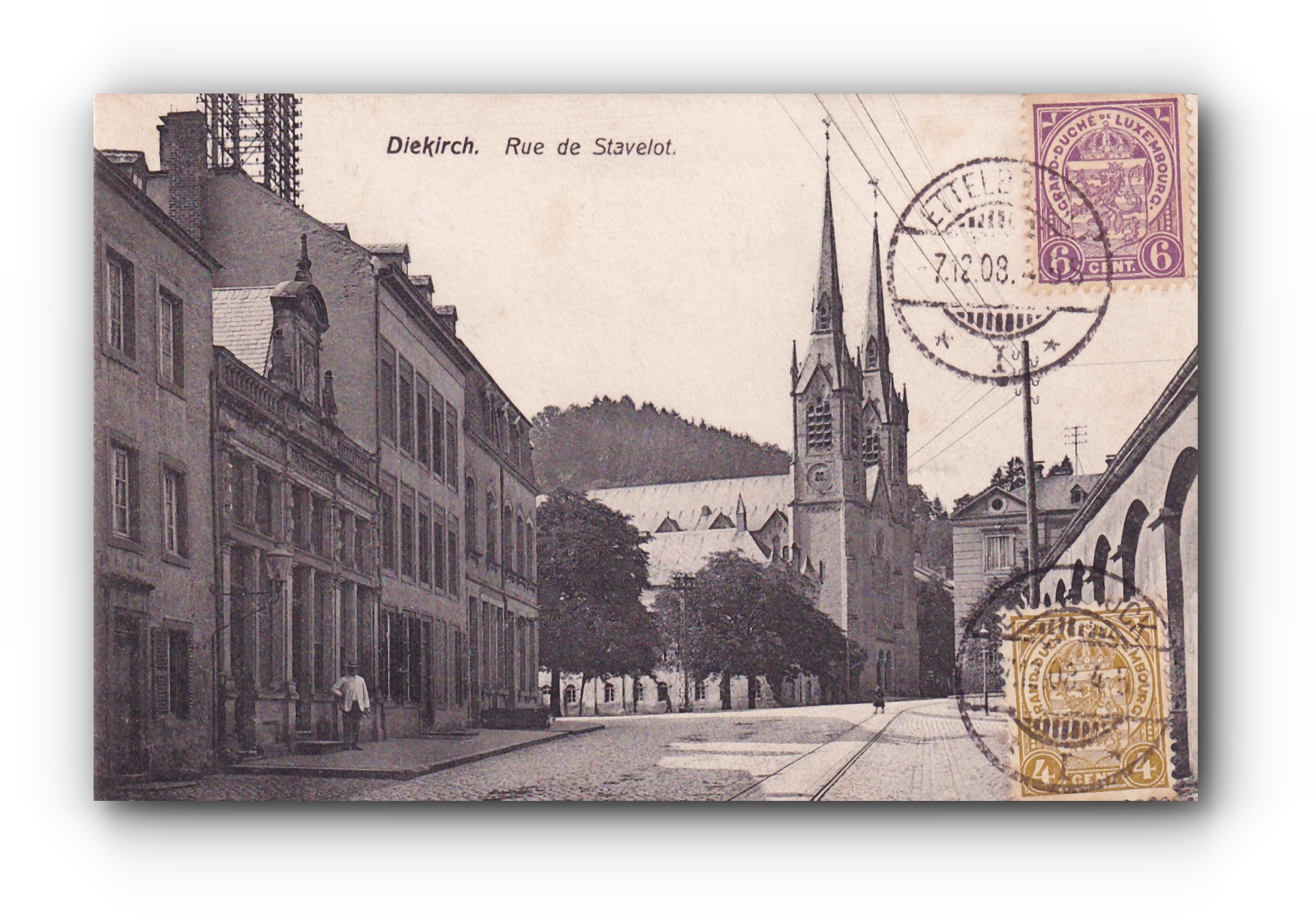 - Rue de Stavelot - DIEKIRCH - 07.12.1908 -