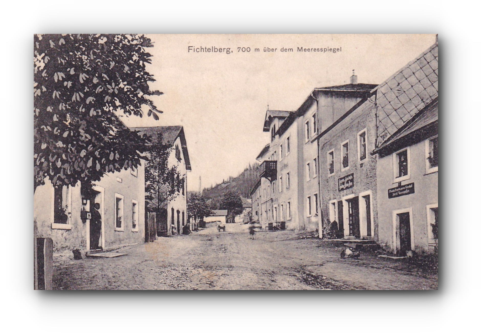 - 700m über dem Meeresspiegel - FICHTELBERG - 28.07.1908 -