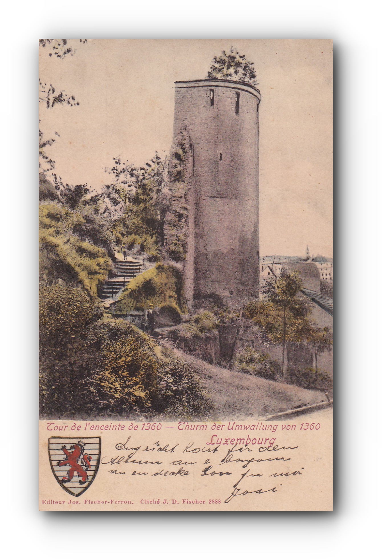 LUXEMBOURG -Tour de l'enceinte de 1360 -