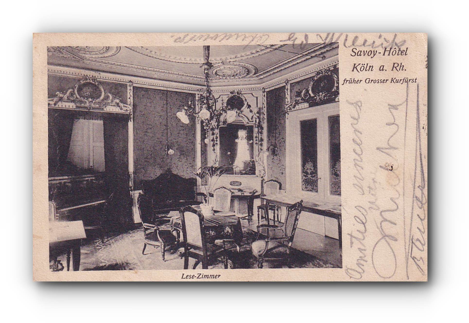 - KÖLN a. Rhein - Savoy - Hôtel - 04.03.1906 -