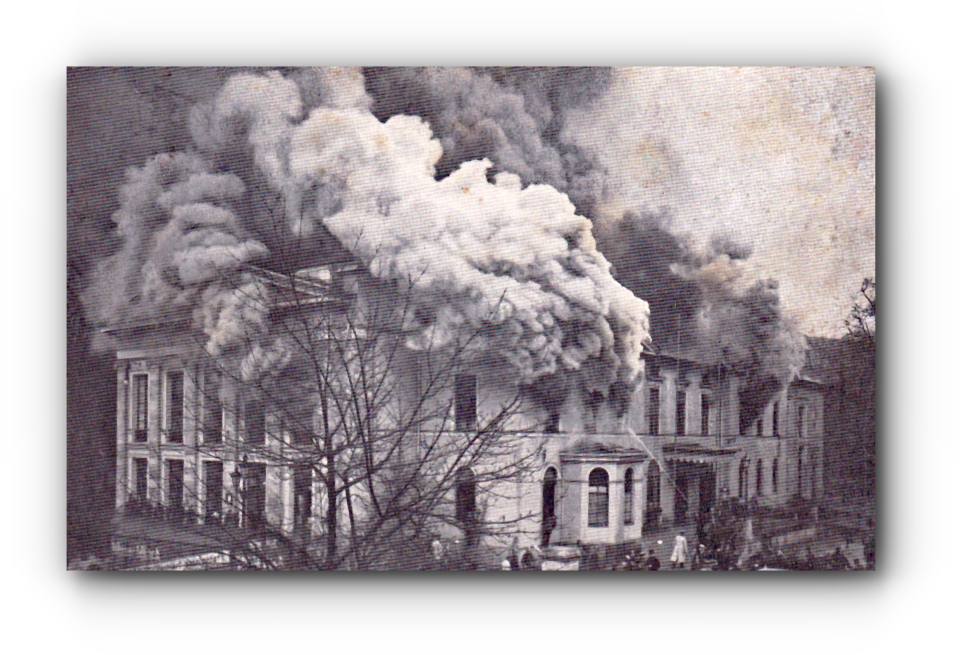 Der Brand des MEININGER Hoftheaters - 05.03.1908
