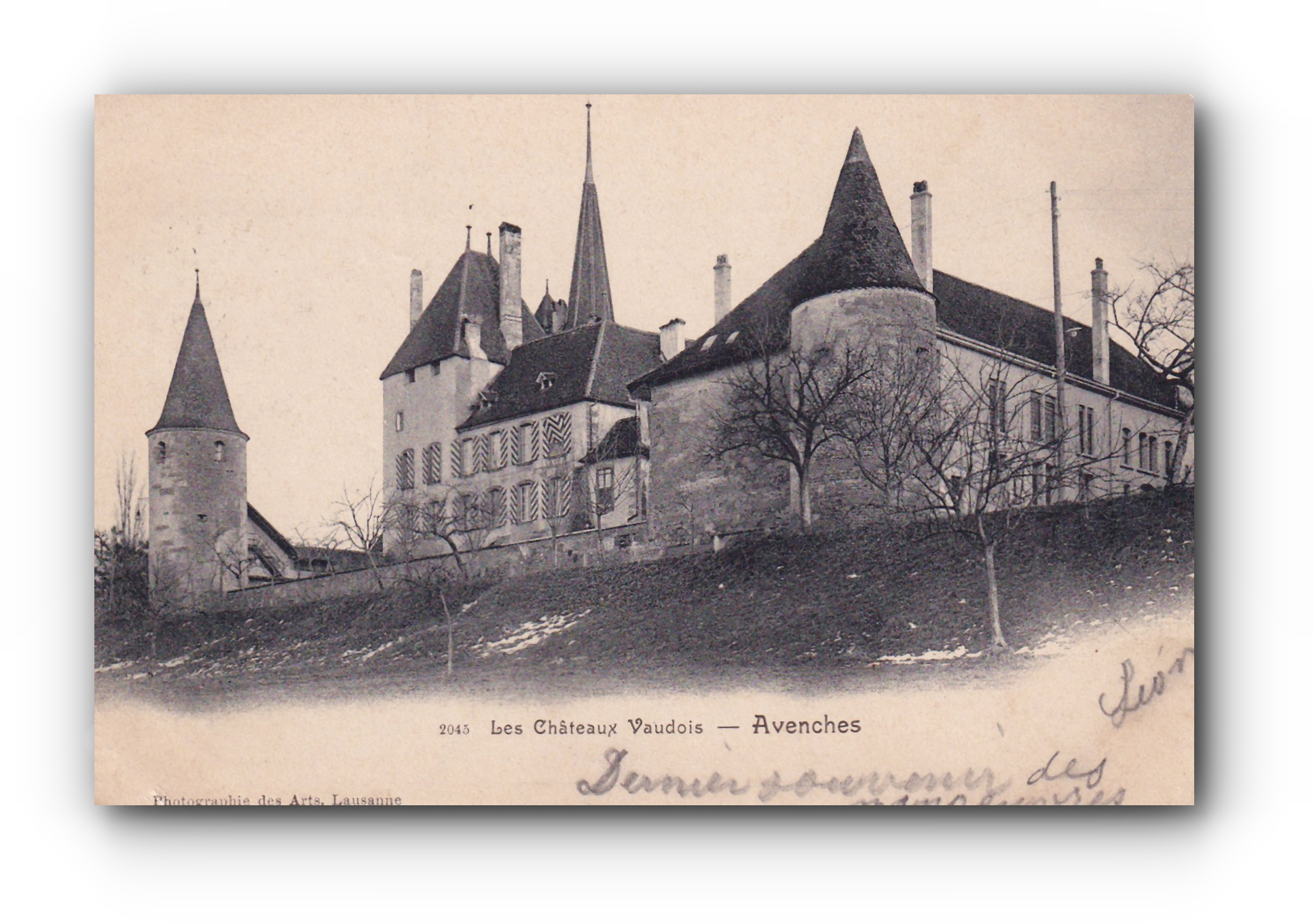- Les châteaux Vaudois - AVENCHES - 16.09.1903 -