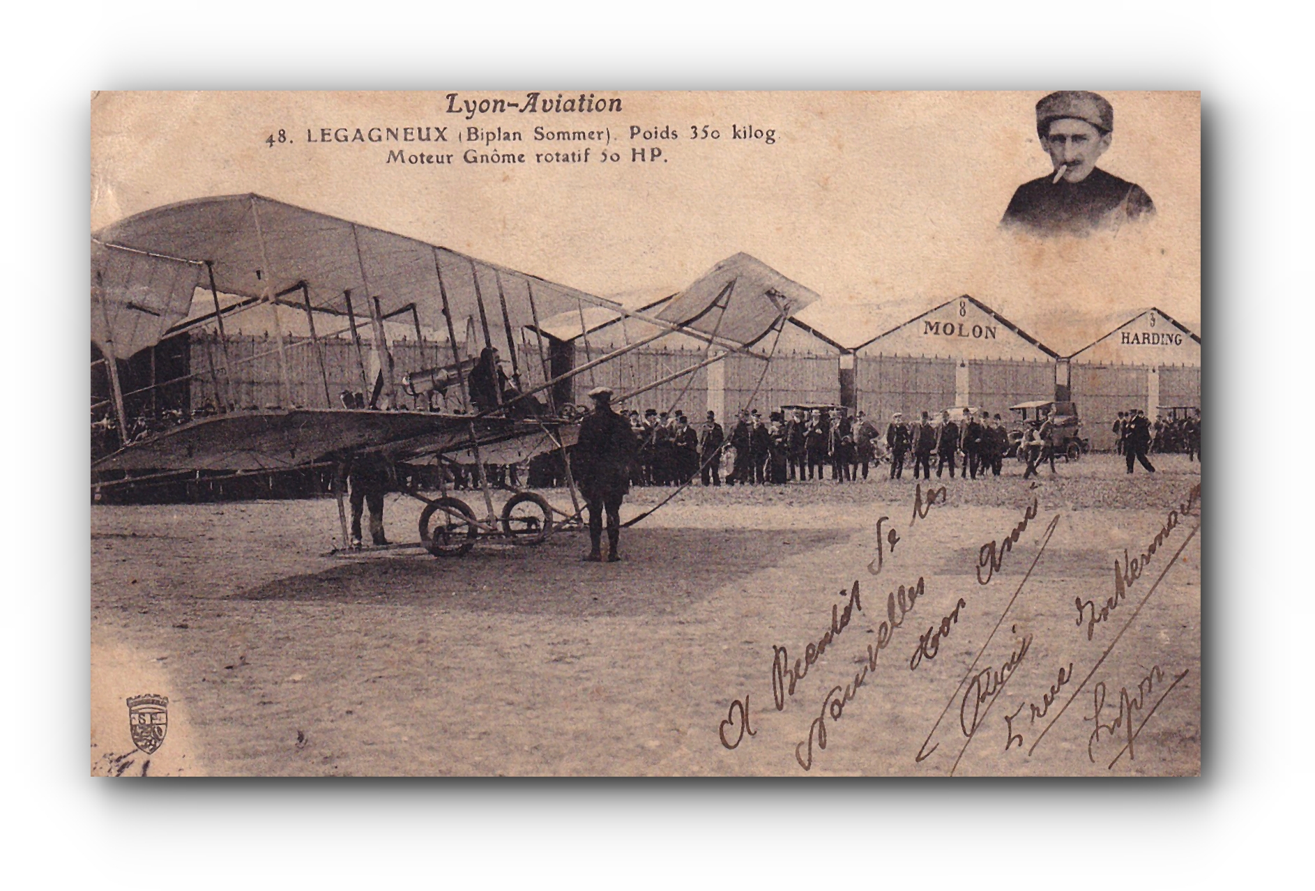 - Legagneux ( Biplan Sommer ) - LYON Aviation -05.06.1910 -