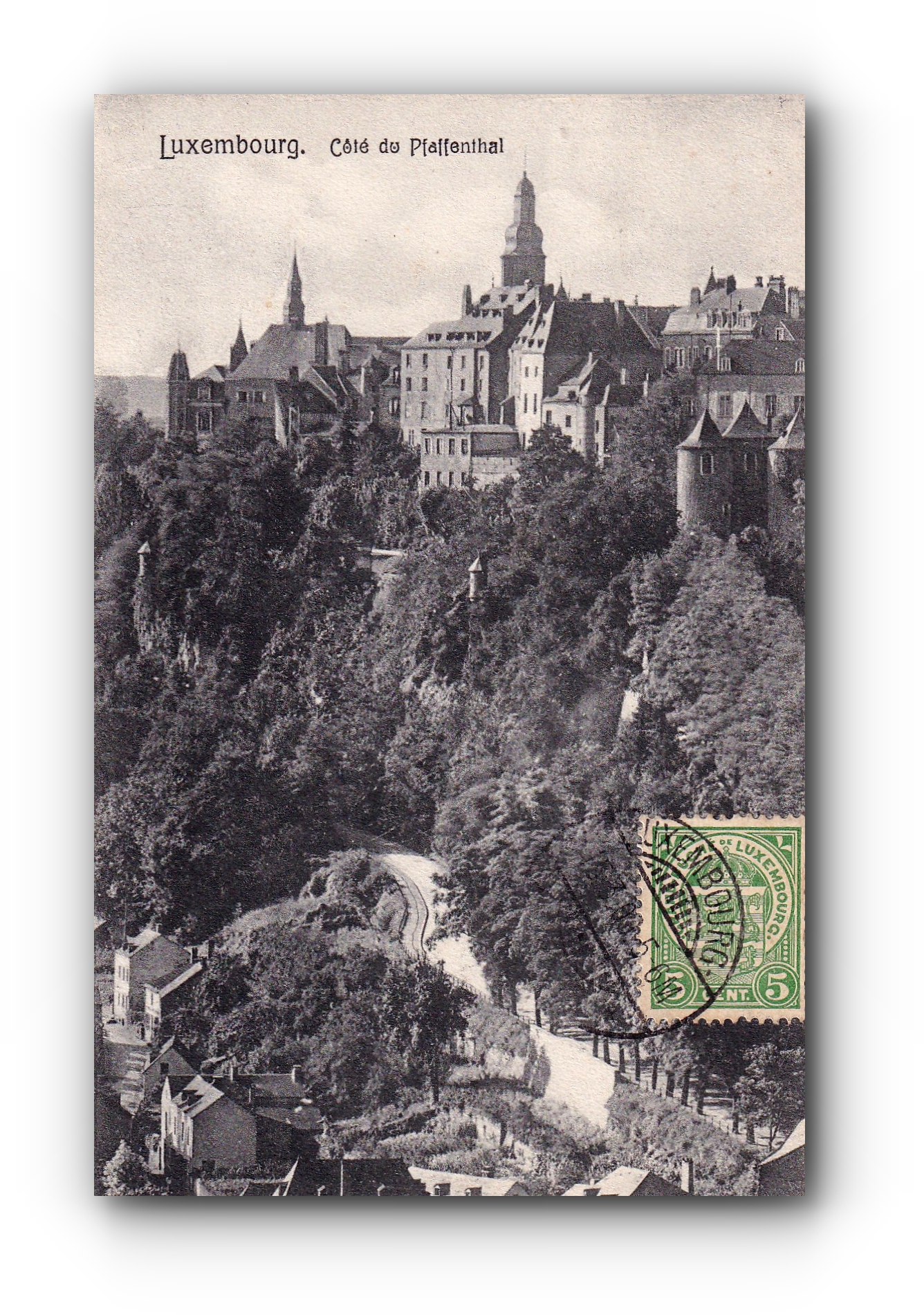 LUXEMBOURG Côté du Paffenthal - 15.03.1909