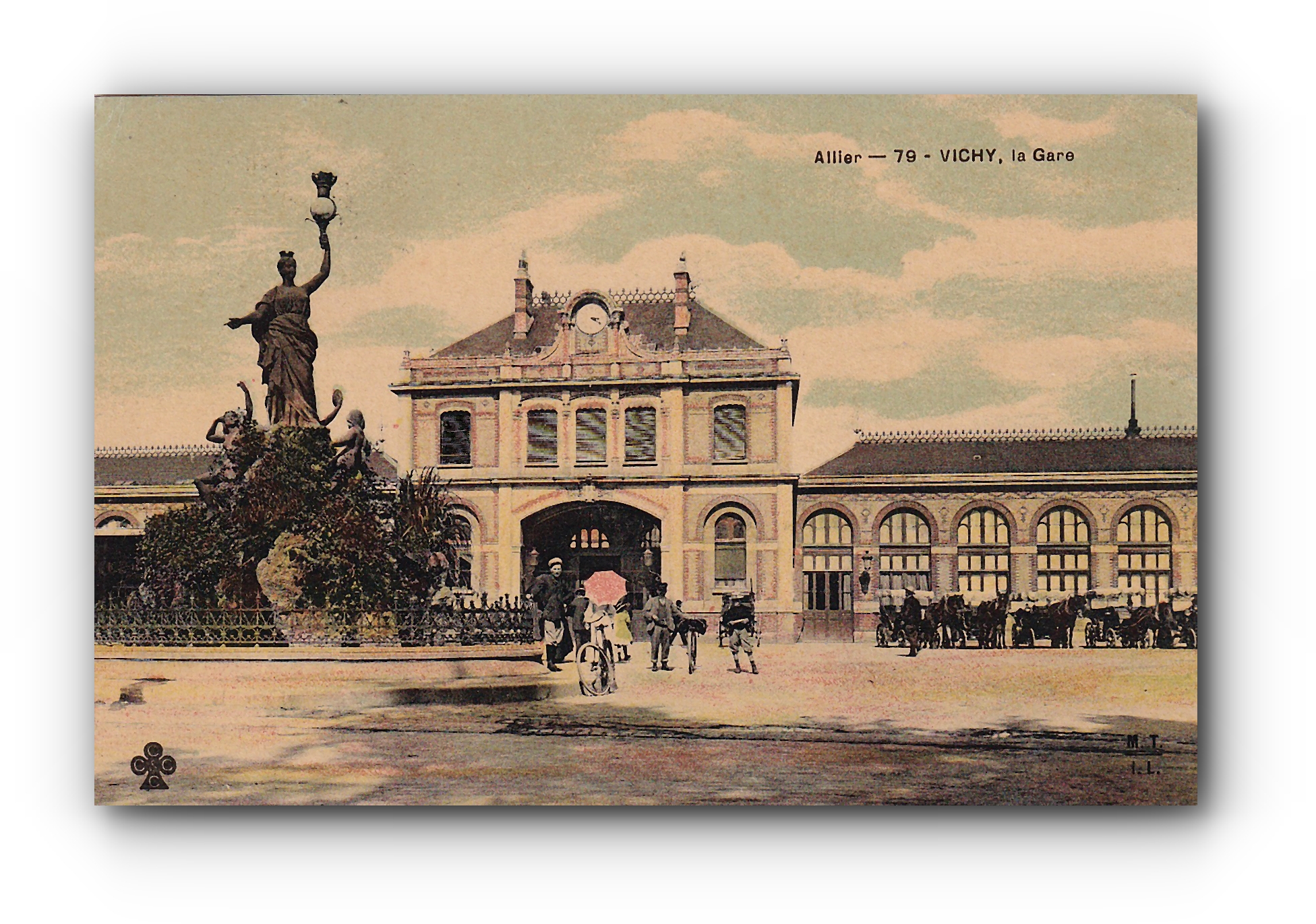 - La Gare - VICHY - 17.08.1909 -