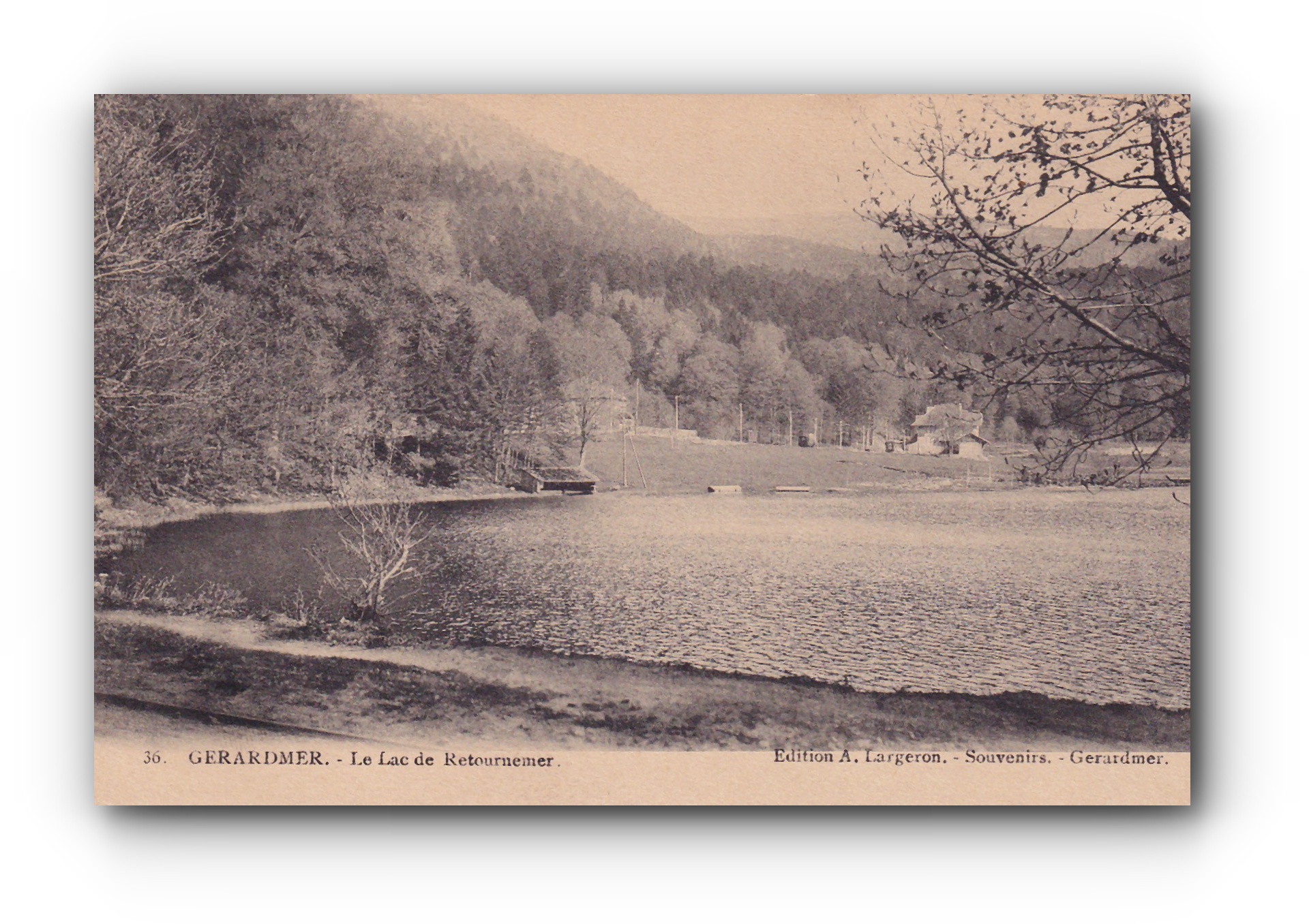 - GERARDMER - Le Lac de Retournemer - 08.07.1906 -
