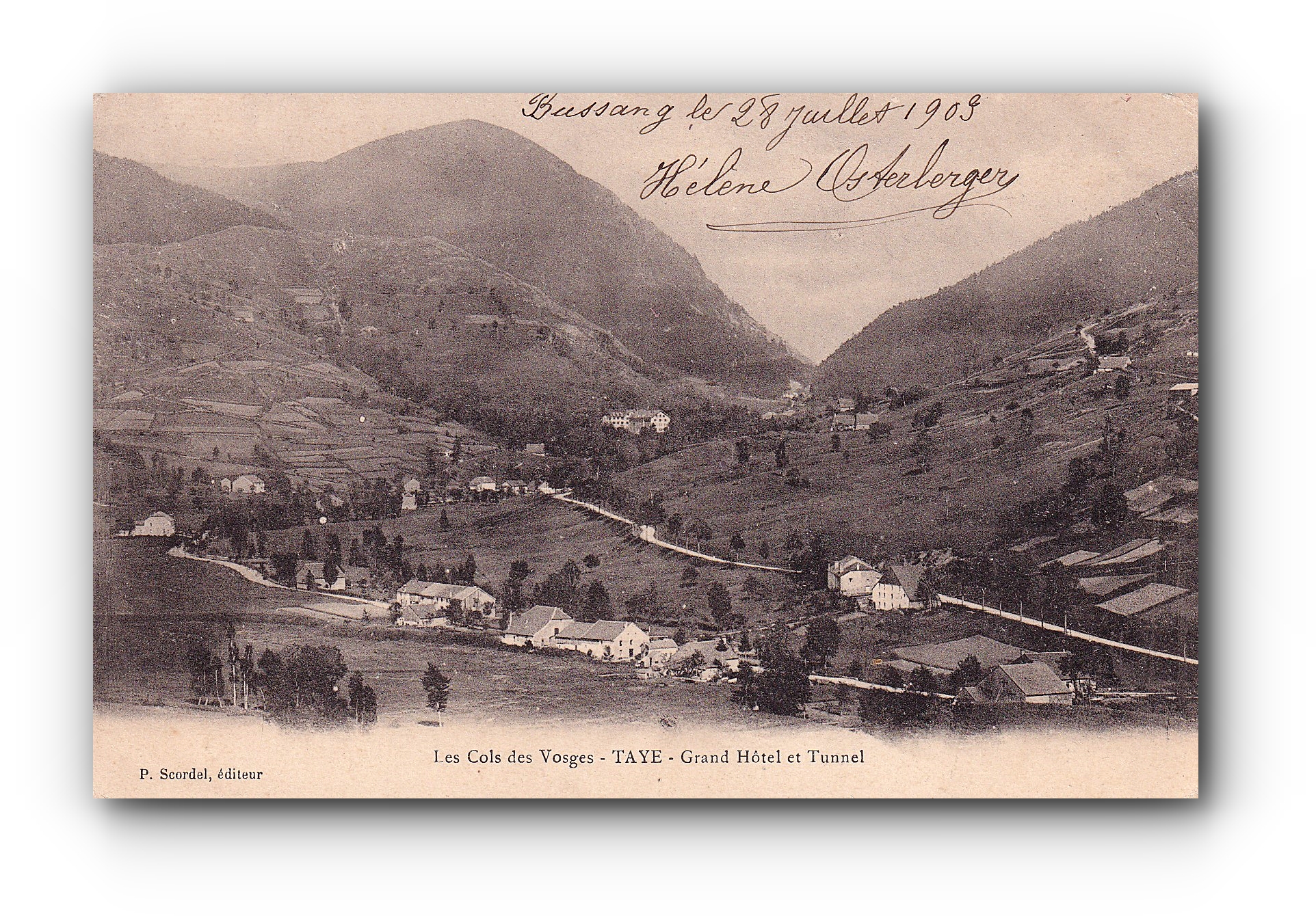 - Les Cols des Vosges - TAYE - 28.07.1909 -