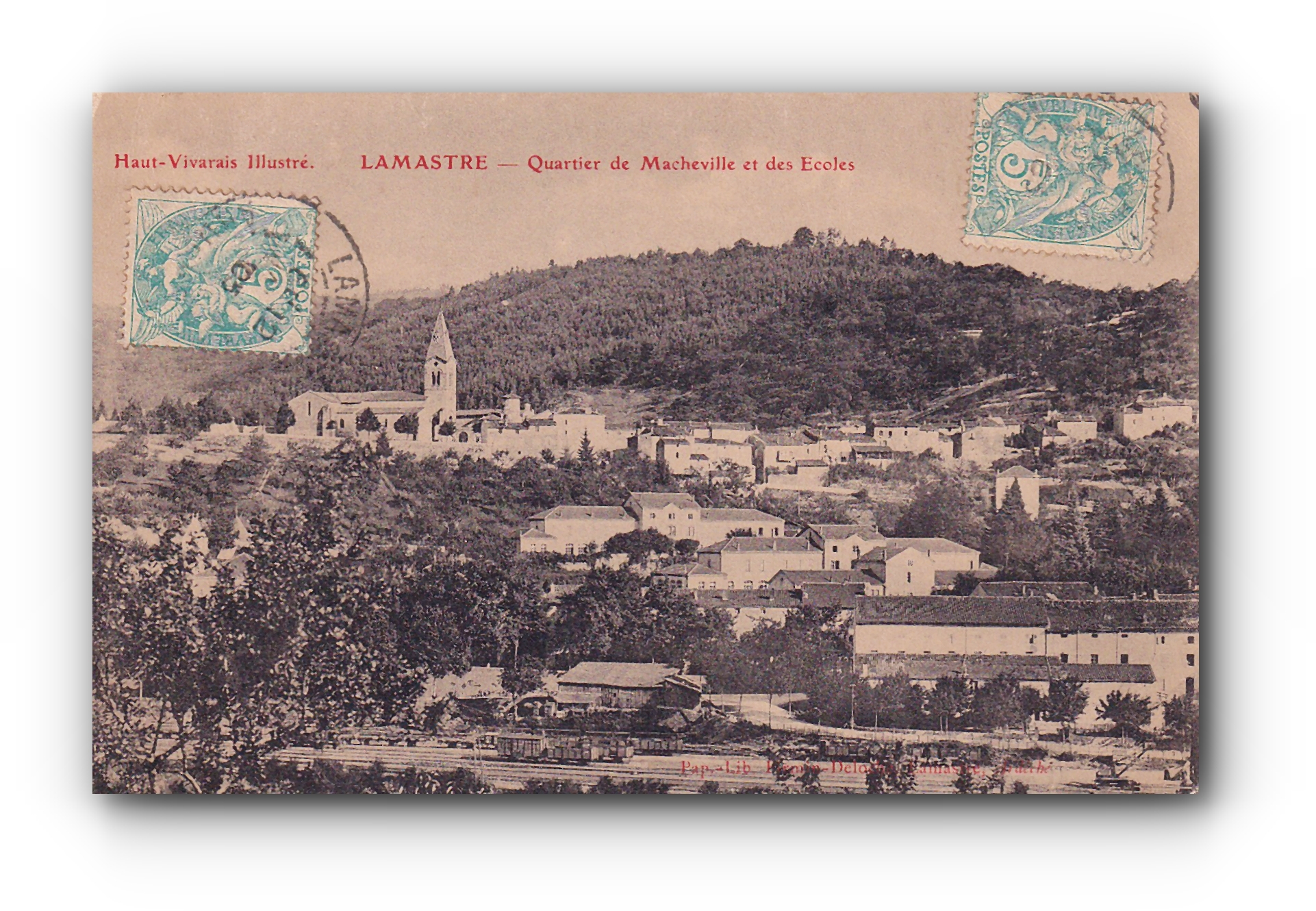 - Quartier de Macheville et des Écoles - LAMASTRE - 06.12.1905 -