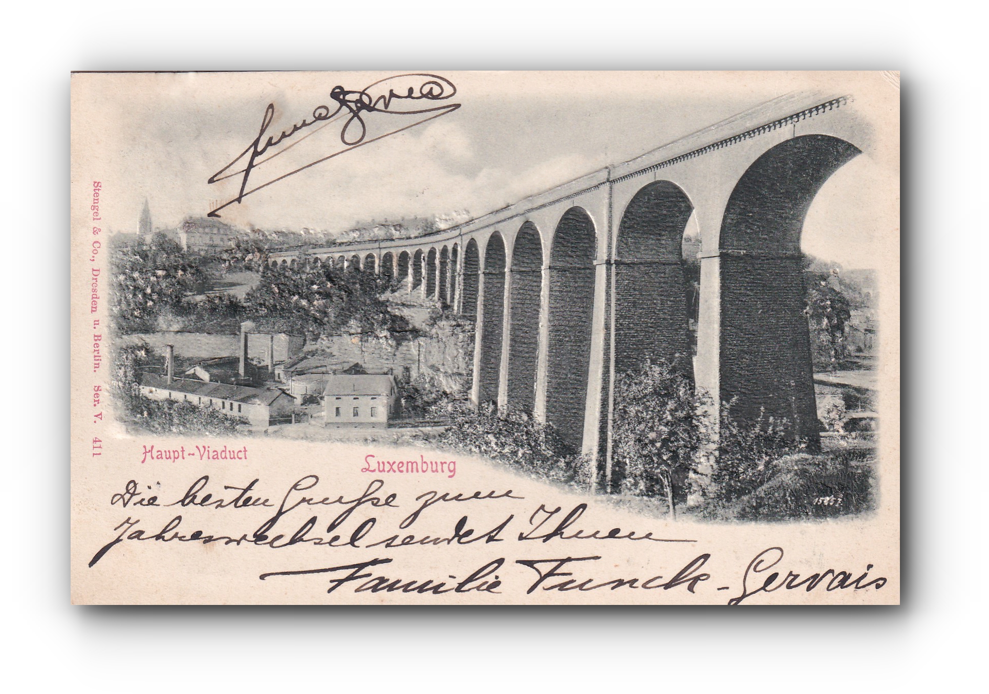 Haupt - Viaduct - LUXEMBURG -30.12.1902