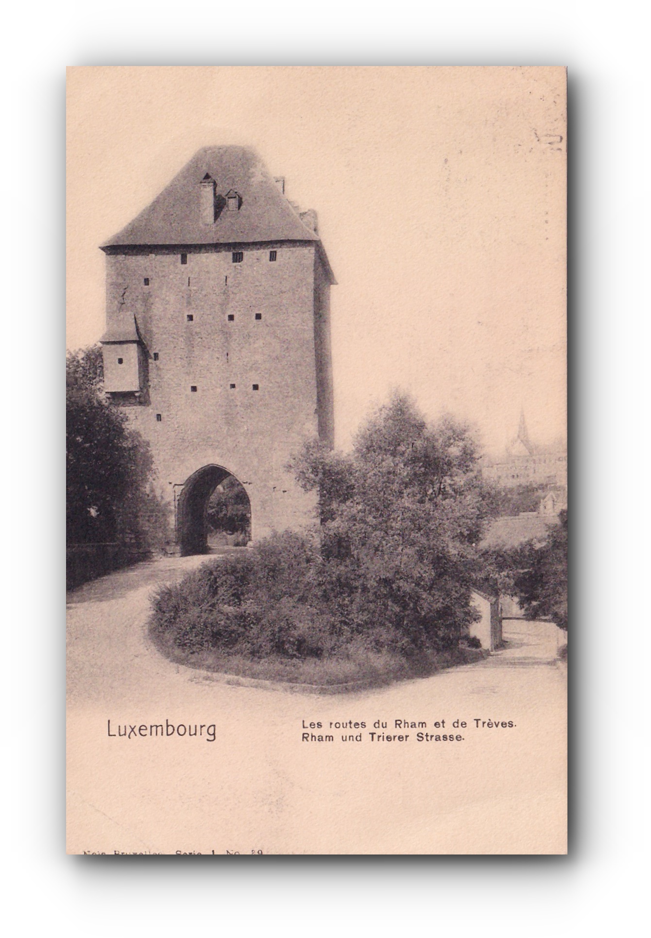 - Les routes du Rham et de Trèves - LUXEMBOURG - 22.06.1907 -