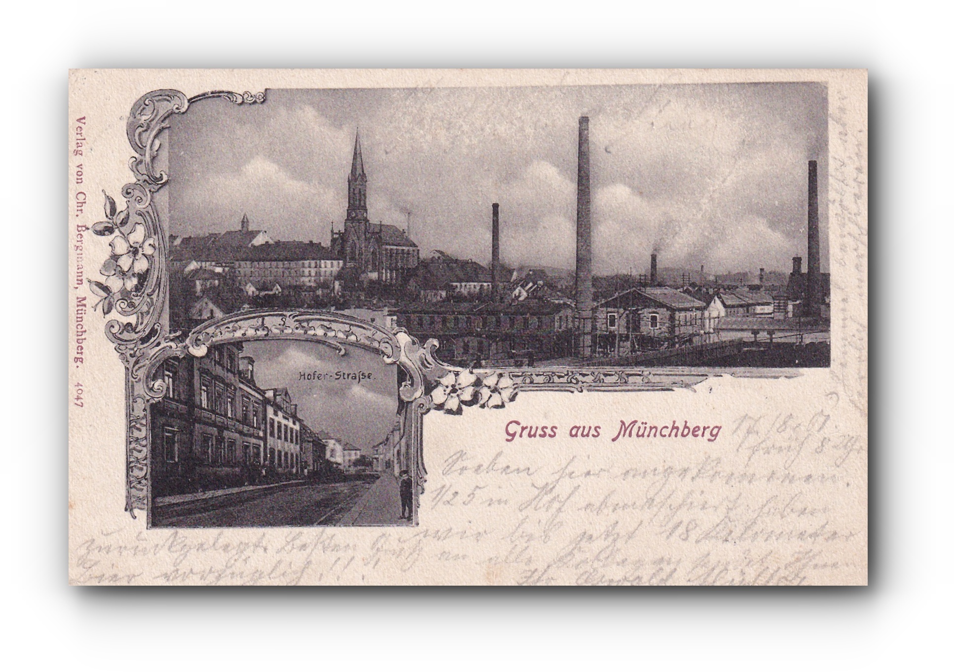 - Gruss aus MÜNCHBERG - 17.08.1901 -