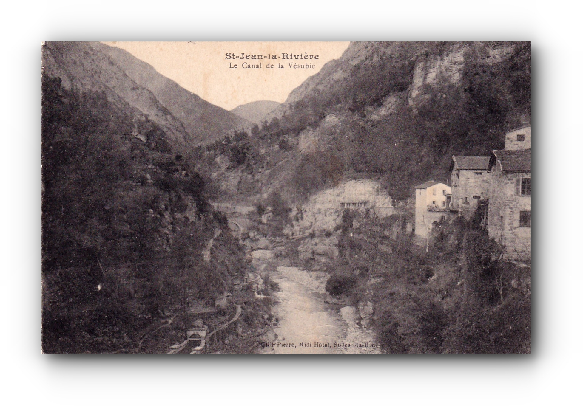 - Le Canal de la Vésubie - St - JEAN - 02.06.1916 -