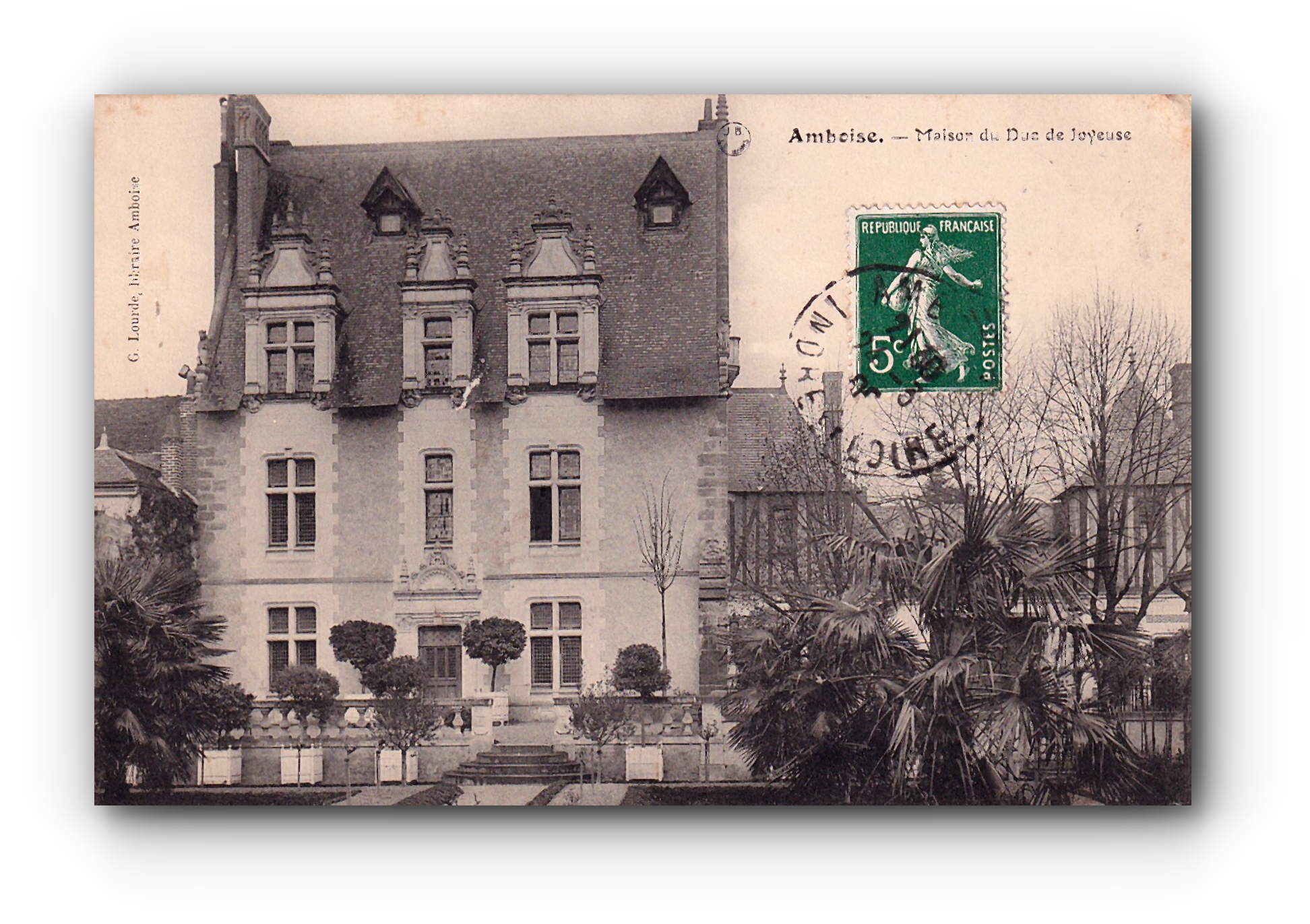 - Maison du Duc de Joyeuse - AMBOISE  -25.03.1908 -