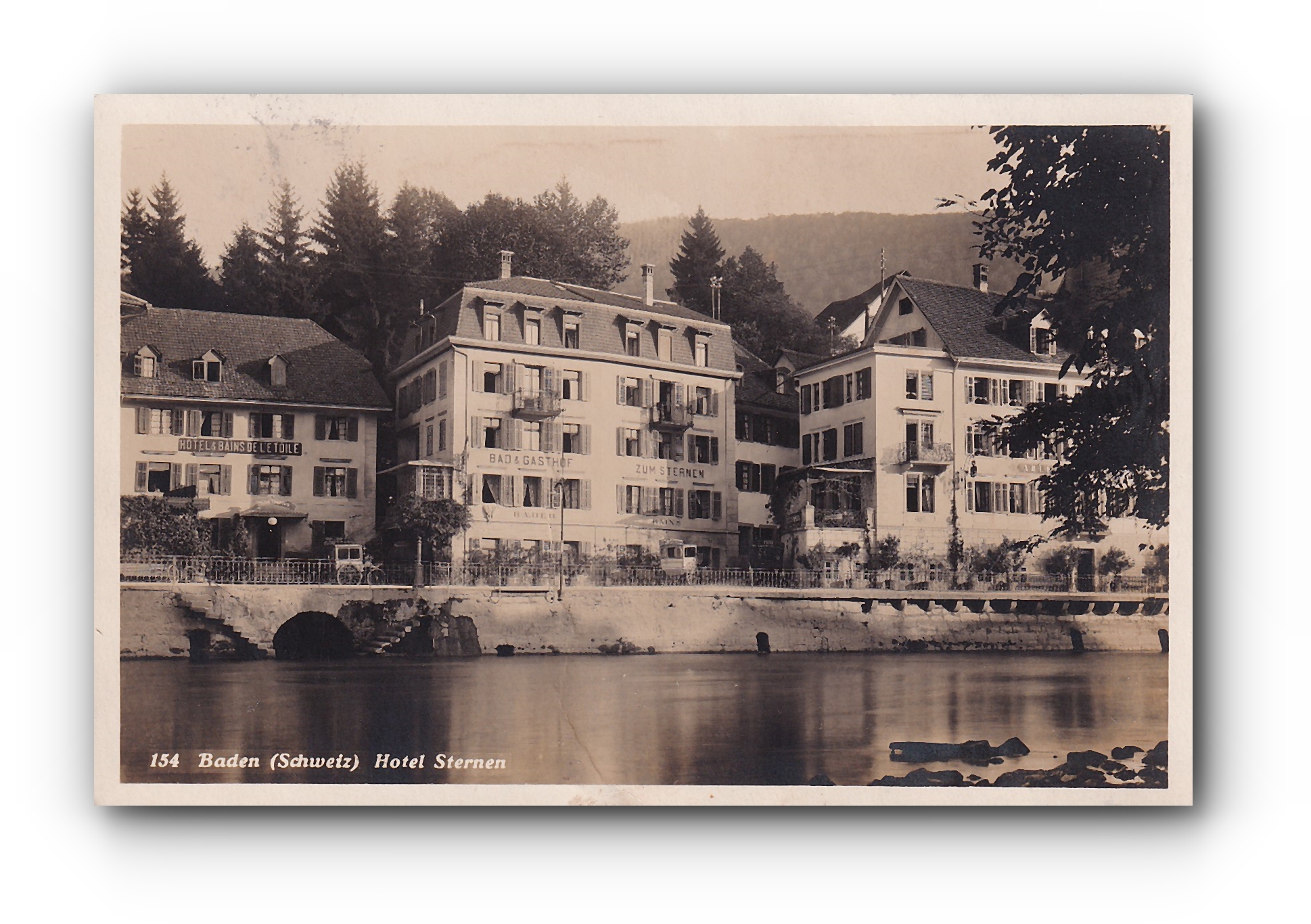 - Hotel Sternen - BADEN - 1935 -