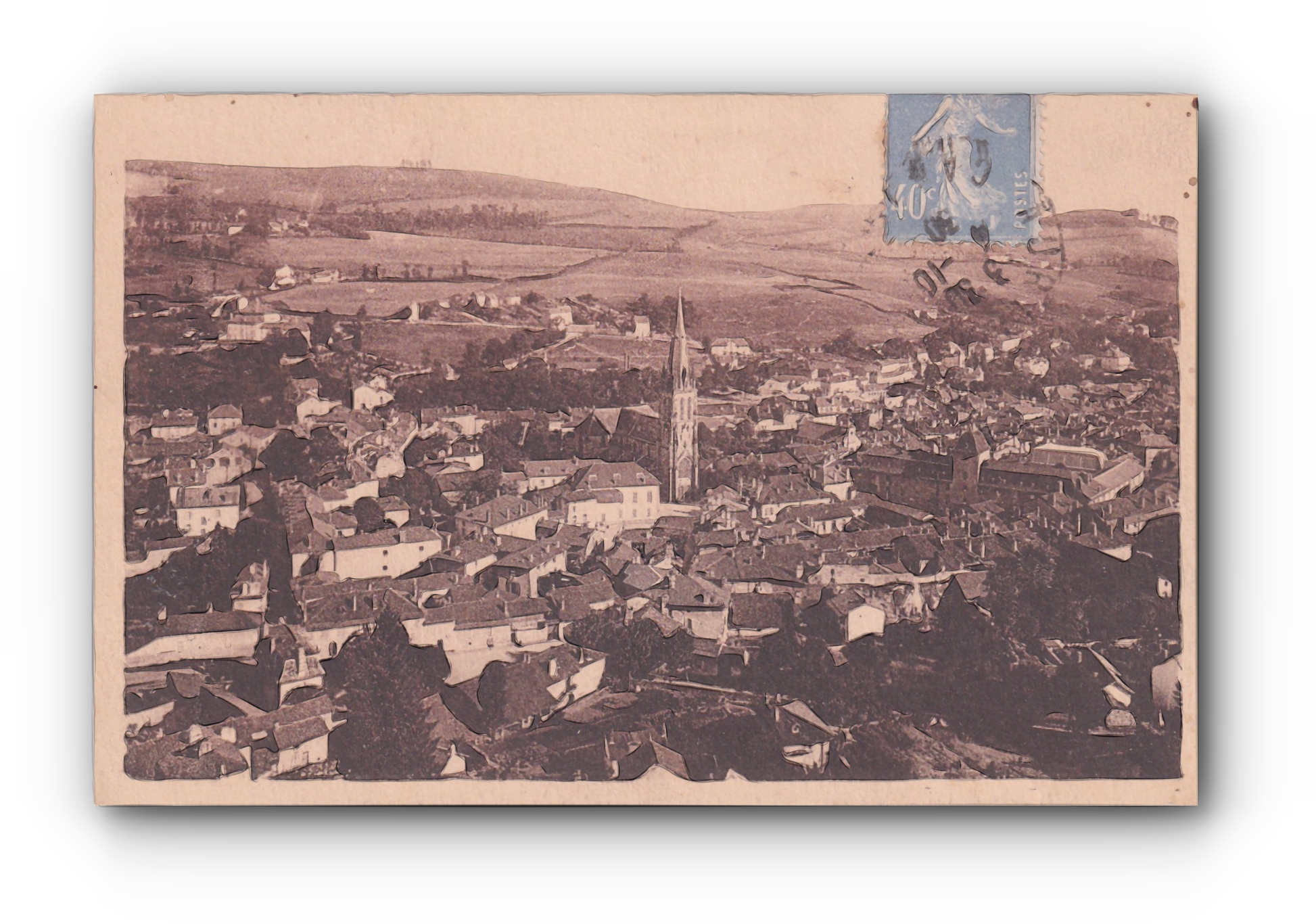 - Vue Générale - AURILLAC - 1930 -