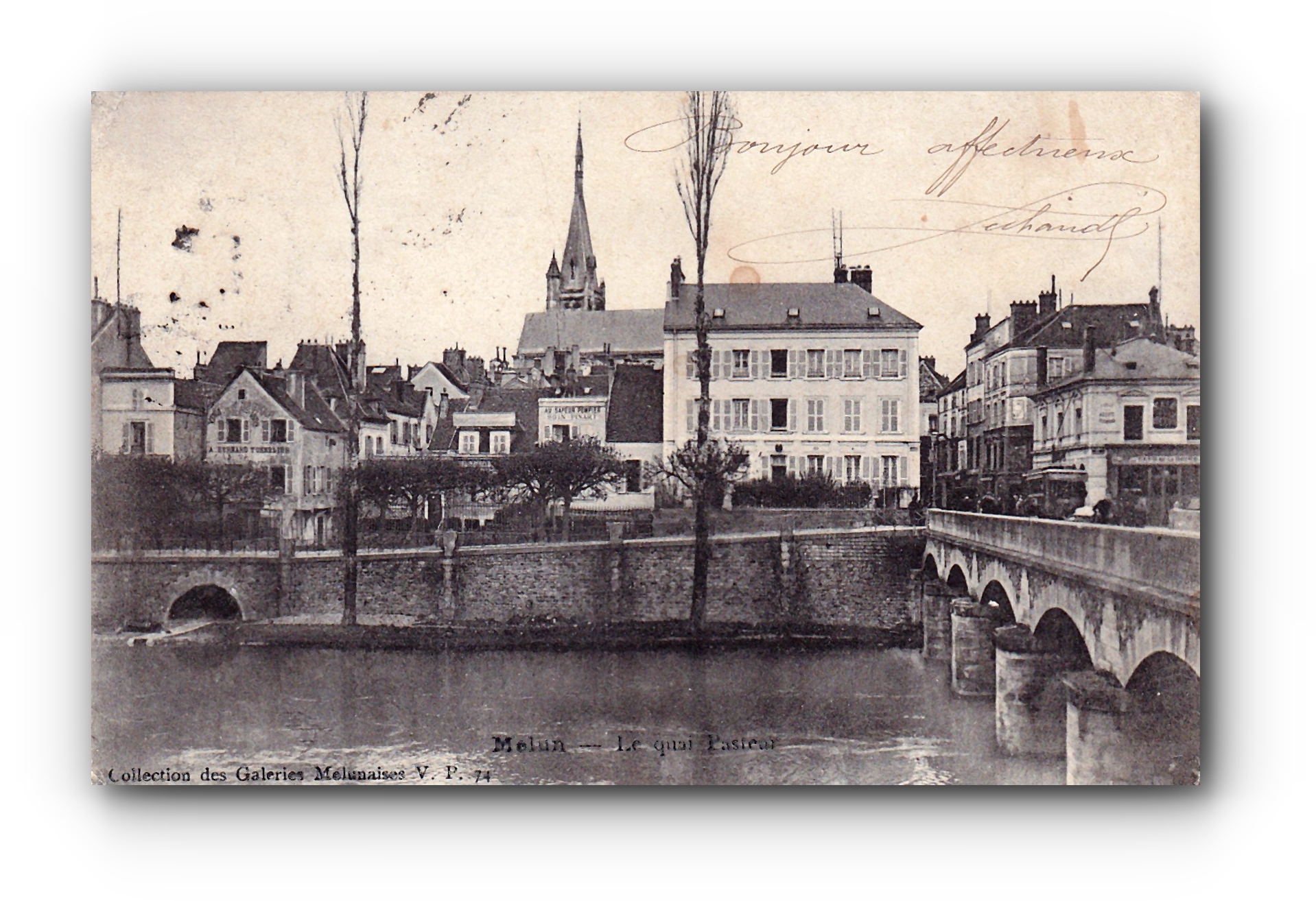 - Le quai Pasteur - MELUN - 23.08.1903 -