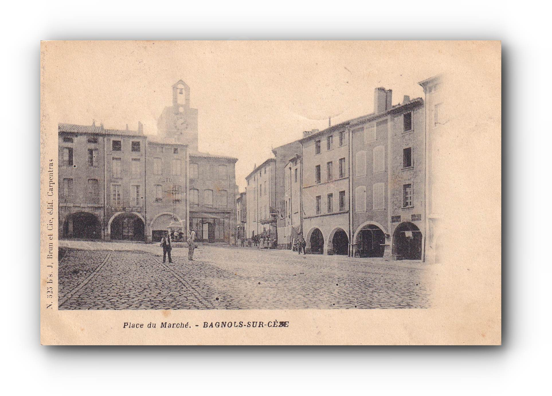BAGNOLS - SUR - CÈZE - Place du marché - 18.08.1907