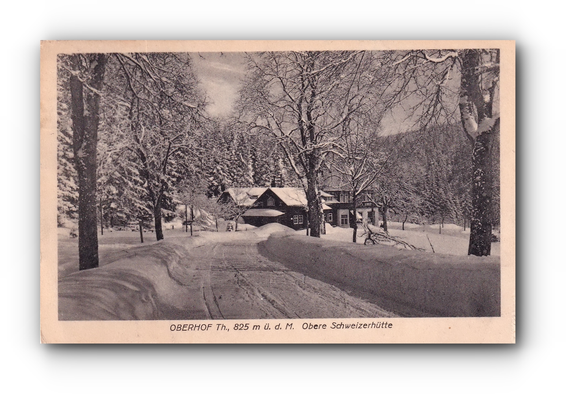 OBERHOF - Obere Schweizerhütte - 28.01.1921