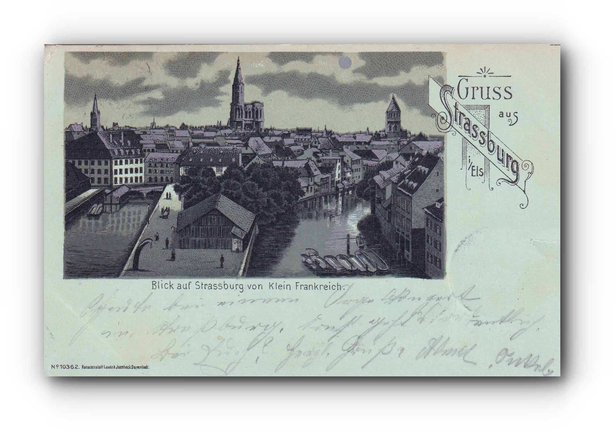 - Gruss aus Strassburg - 01.06.1899 -
