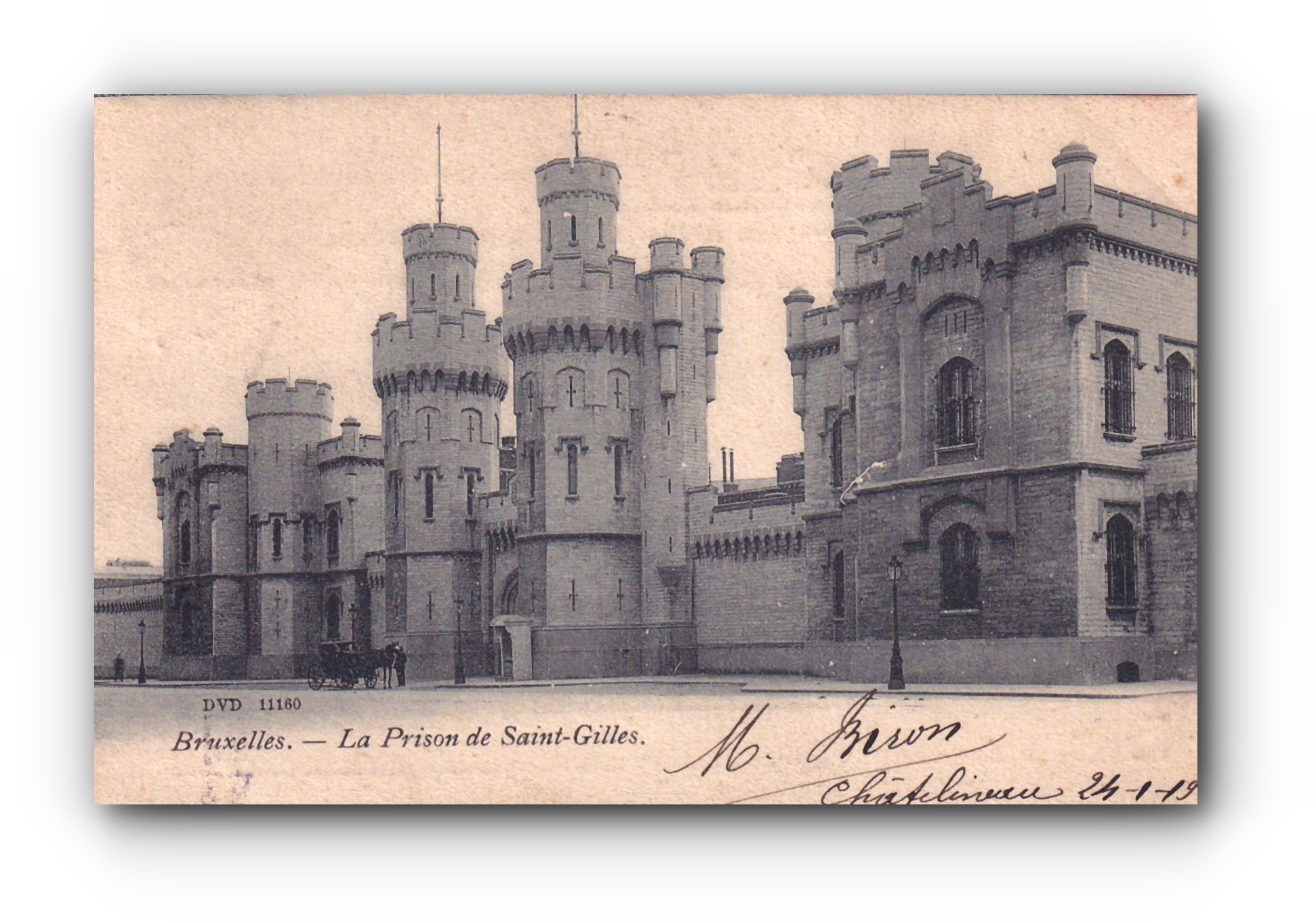 - La Prison de Saint - Gilles - BRUXELLES - 24.01.1905 -