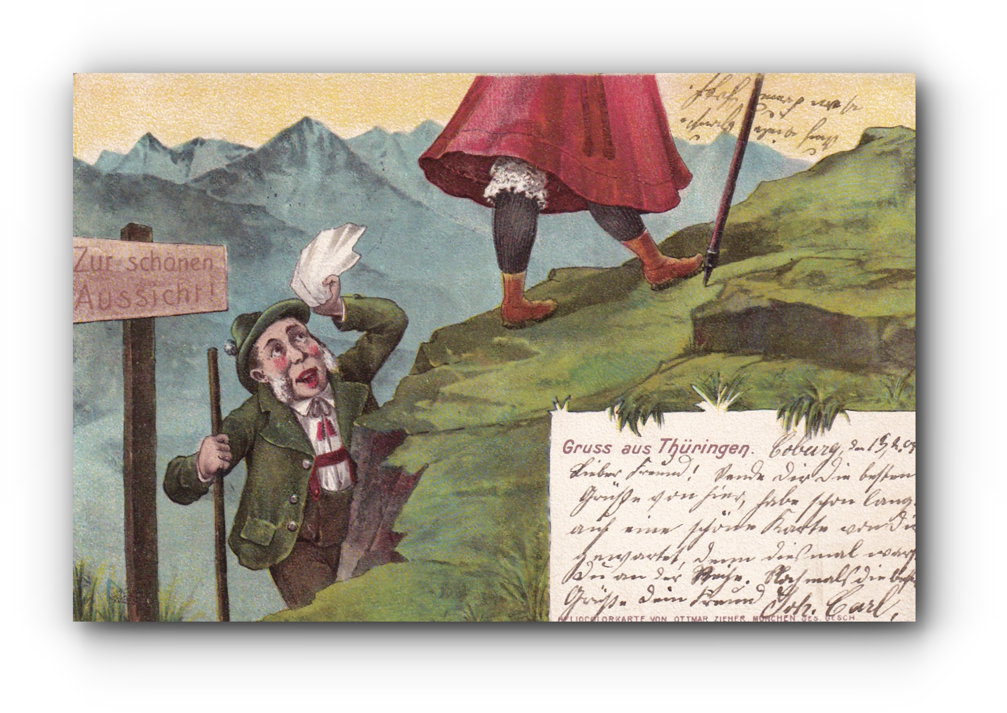 Gruss aus Thüringen  - 15.02.1905