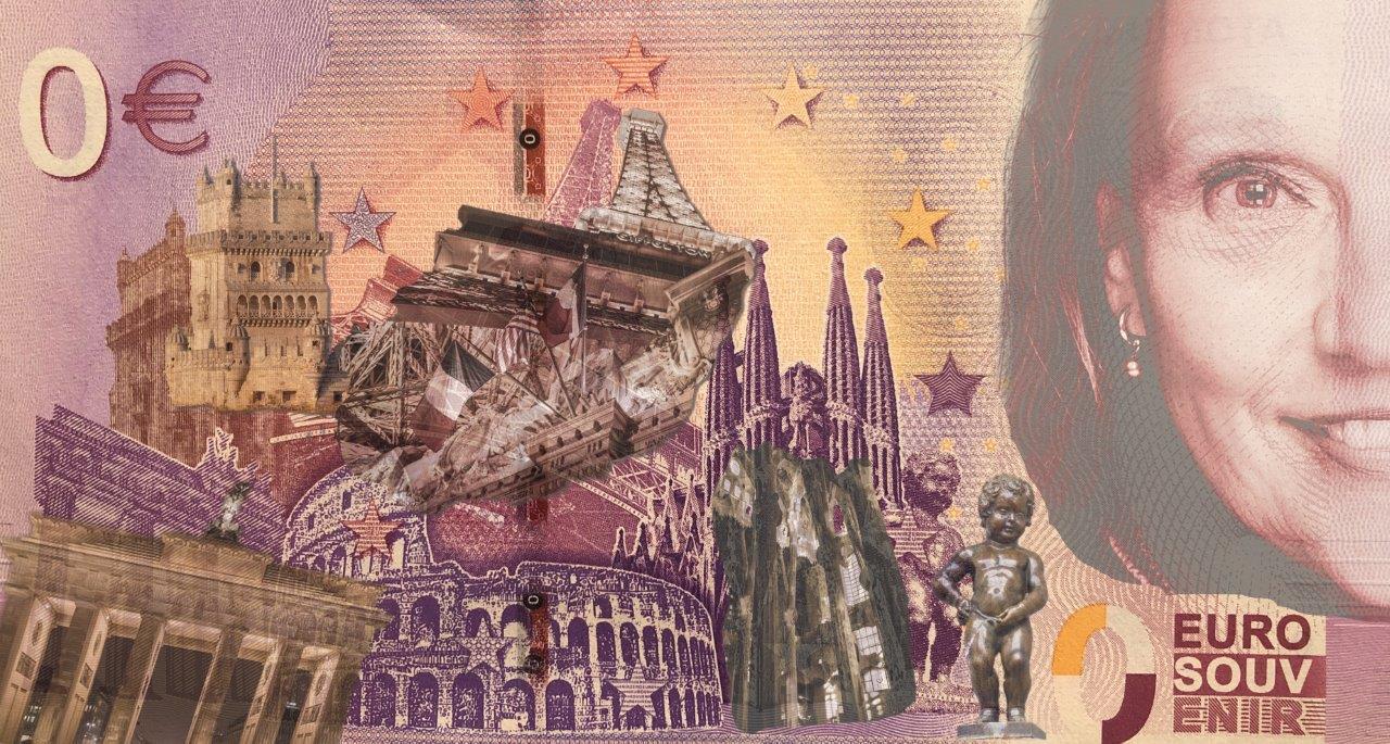 Fake European Bank Note, Brussels, Belgium (2020)
