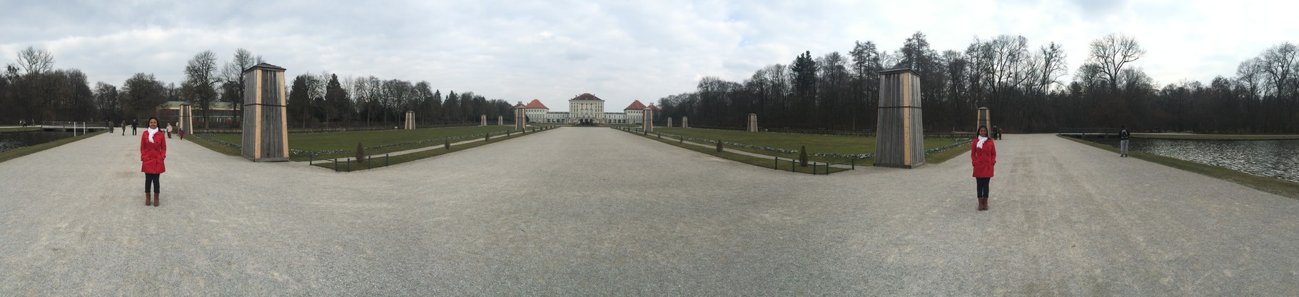 Twins? Parc of Nymphenburg Castle, Munich, Germany (March 2016)