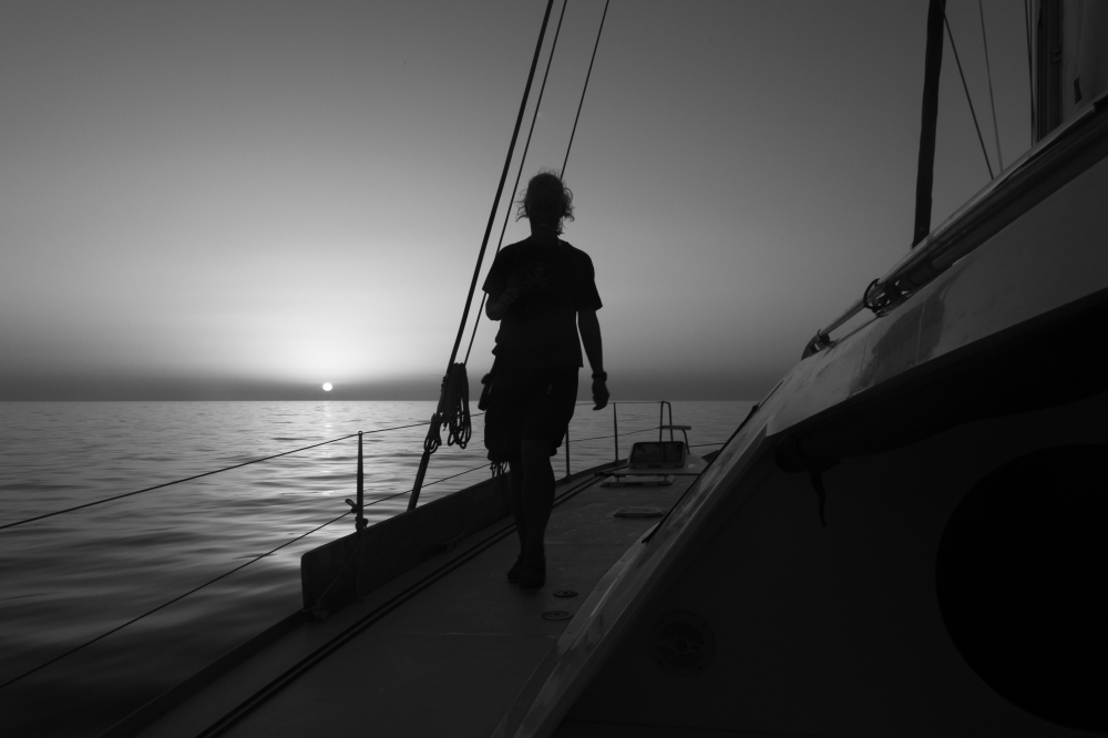 Skipper at the end of the day, Mediterranean See, Sicily, Italy (June 2019) 