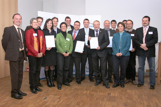 Auftaktveranstaltung mit NABU-Präsident Olaf Tschimpke bei Übergabe der Partnerschaftsurkunden