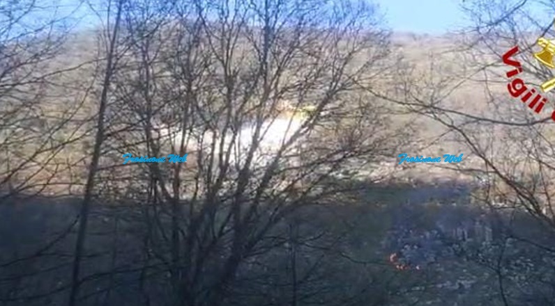 Incendio. In Fumo Dieci Ettari