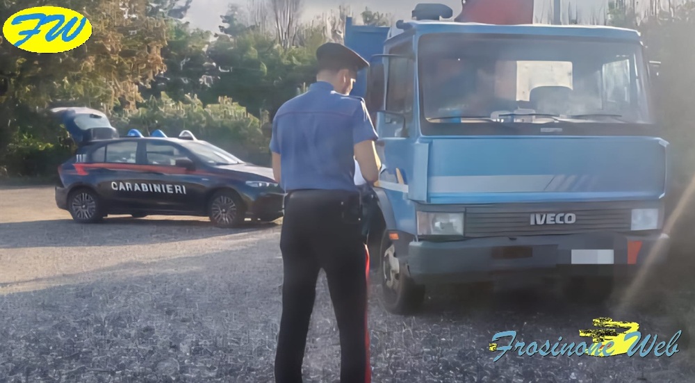 Ritrovato l'Autocarro Rubato