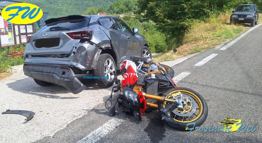Auto Contro Moto. Centauro in Ospedale