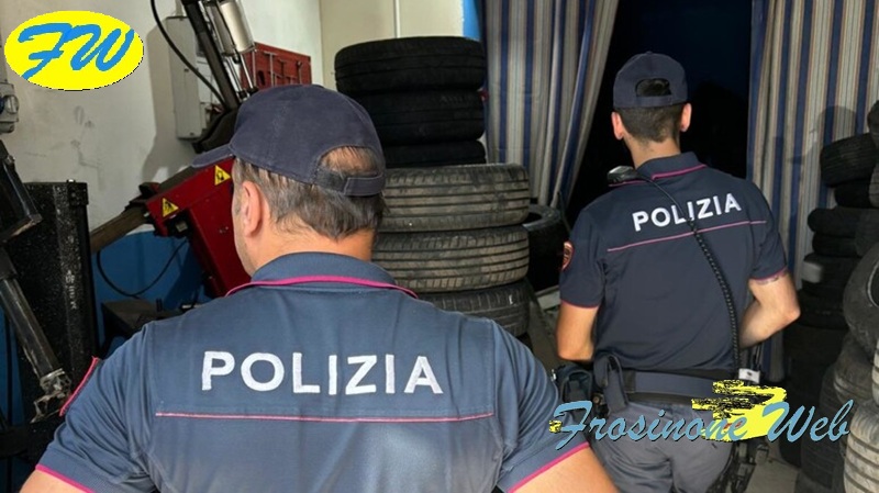 Gommista Abusivo. Chiuso e Multato