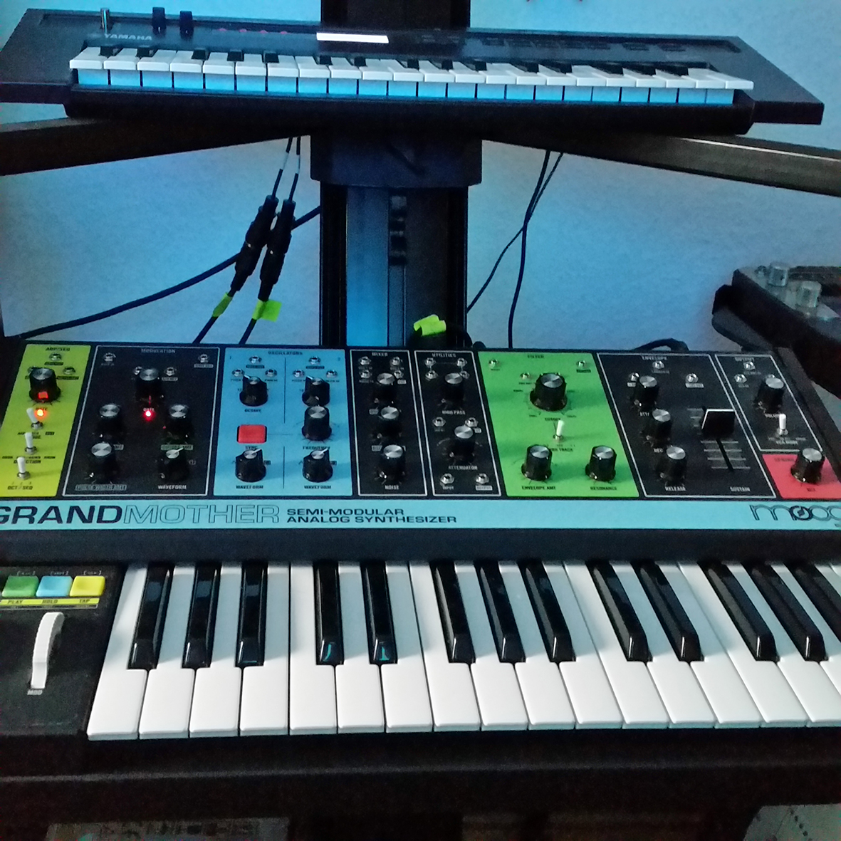 Yamaha DX + Moog Grandmother