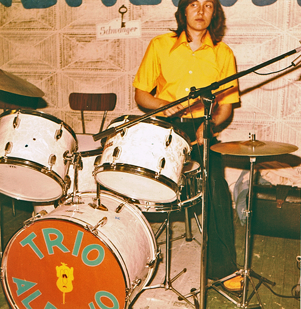 1973 als Drummer