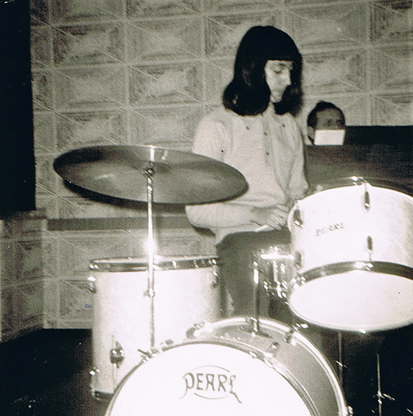 1971 als Drummer