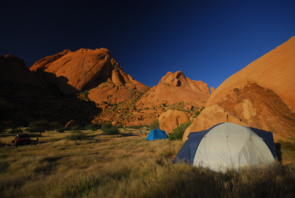 Zeltplatz an der Spitzkoppe