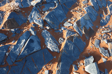 blauer Marmor in der Namib