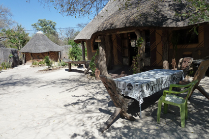 Urige Unterkunft in Botswana