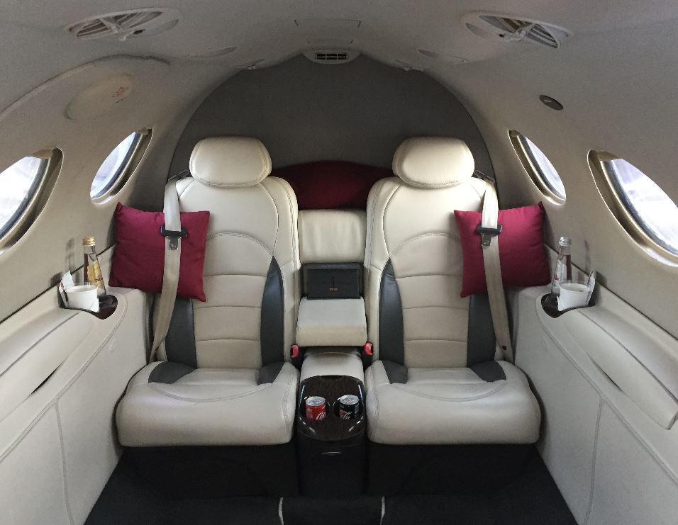 Cabine du Cessna Citation Mustang
