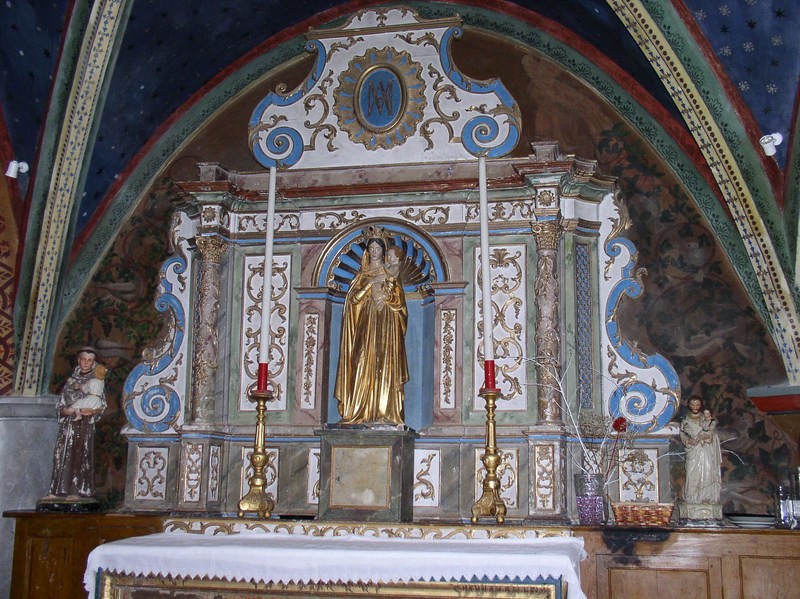 Autel de la vierge