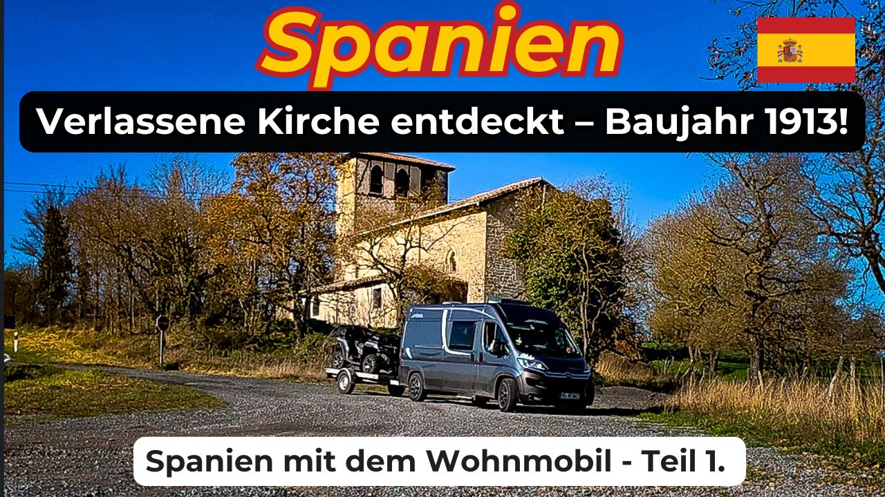 Mit dem Wohnmobil durch Nordspanien – Verlassene Kirche, Monumento al Pastor & wilde Geier!